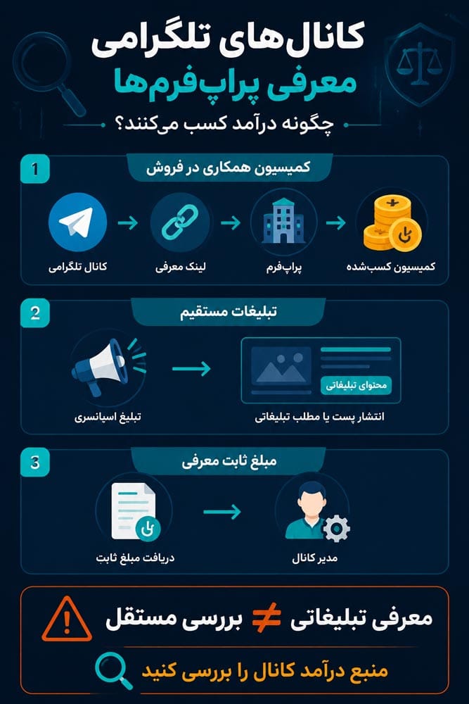 کانال تلگرام پراپ فرم